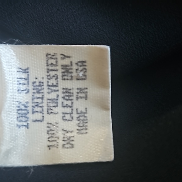 Helen Wang size 2 silk dress.dark blue - Picture 15 of 15